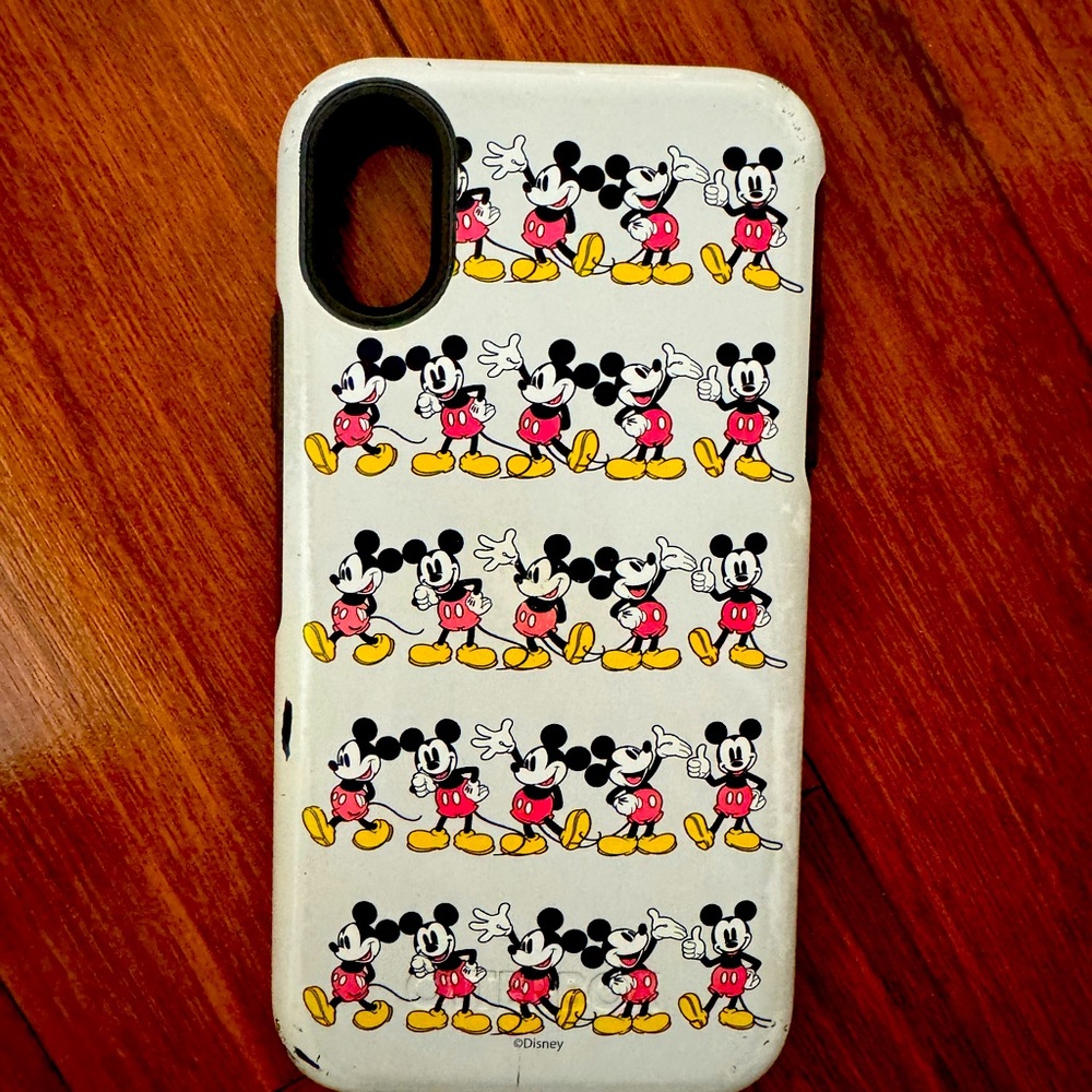Mickey Mouse OtterBox Case for iPhone X